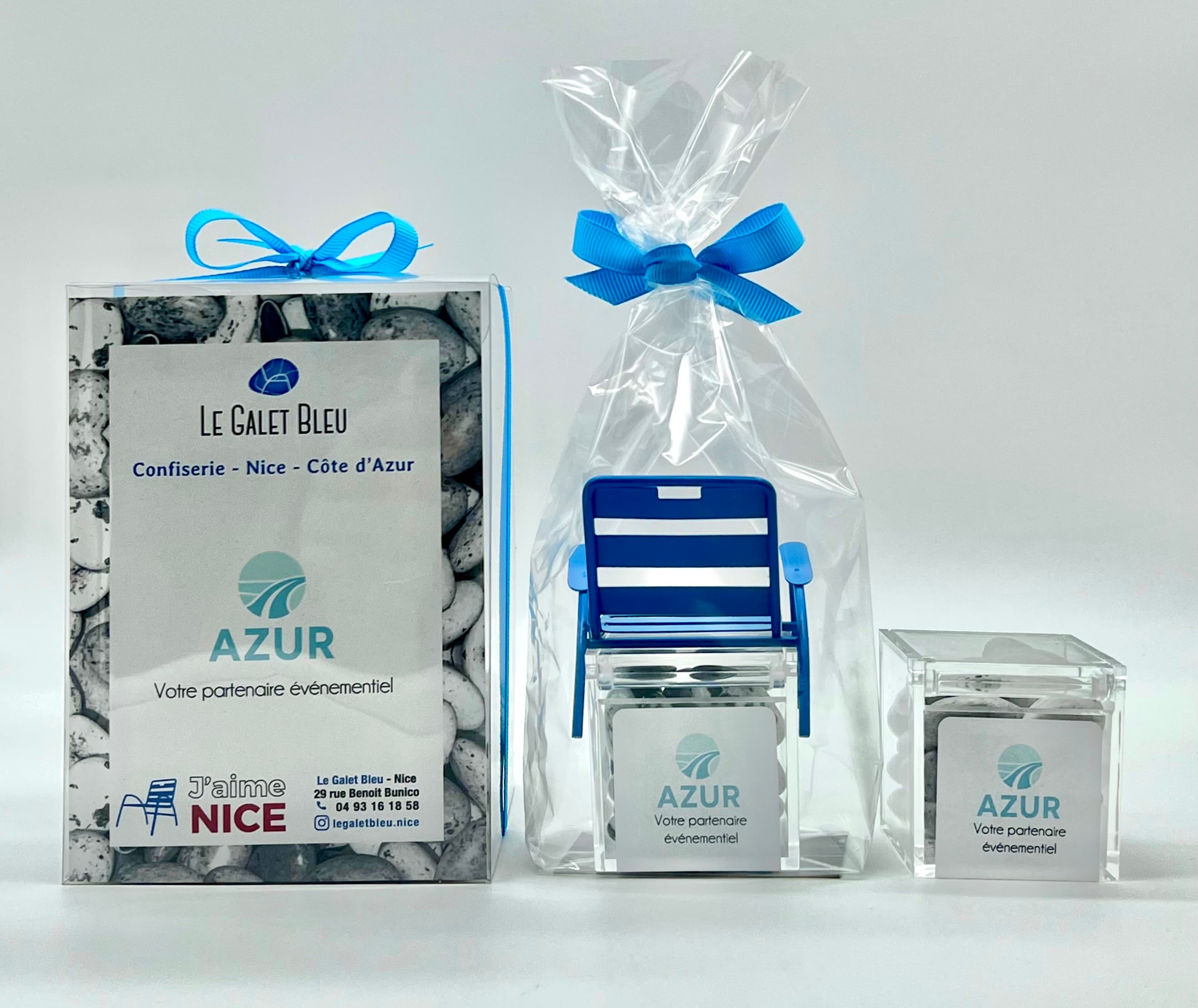 Produits personnalisables du Galet Bleu